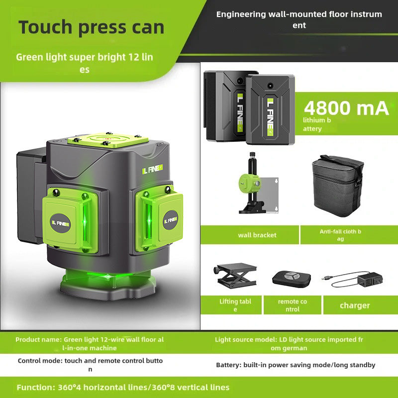 🔥 3D/4D Laser Level with 12/16 Lines | 360° Auto-Leveling⚡400% Brighter Beam🌟【Woodworking Pro Kit】Super Powerful Horizontal/Vertical Cross Laser for Tile & Framing 🔥 3D/4D Laser Level with 12/16 Lines | 360° Auto-Leveling⚡400% Brighter Beam🌟【Woodworking Pro Kit】Super Powerful Horizontal/Vertical Cross Laser for Tile & Framing